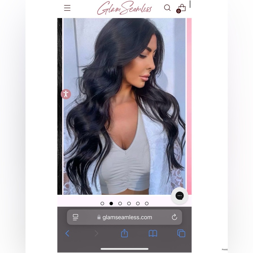 Glam seamless Human Hair Extensions - Picture 3 of 13